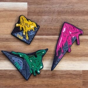 Tide Climbing Iron-on Patches