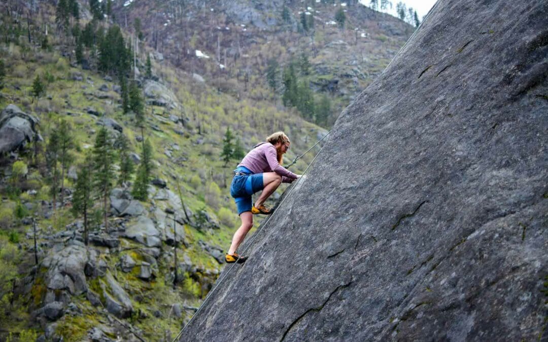 Slab climbing: How not to suck
